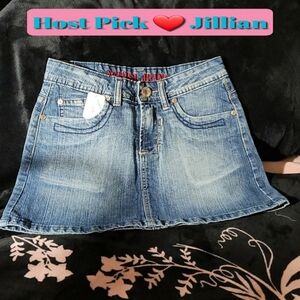 Women's MED  Denim MINI Skirt Condition New